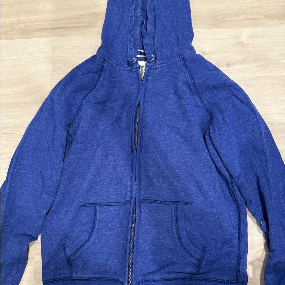 Express Royal Blue Zip-Up Jacket